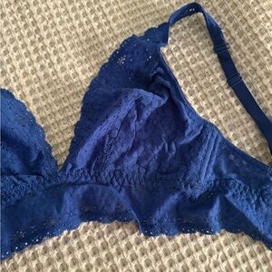 Wacoal Deep Blue Lace Bralette